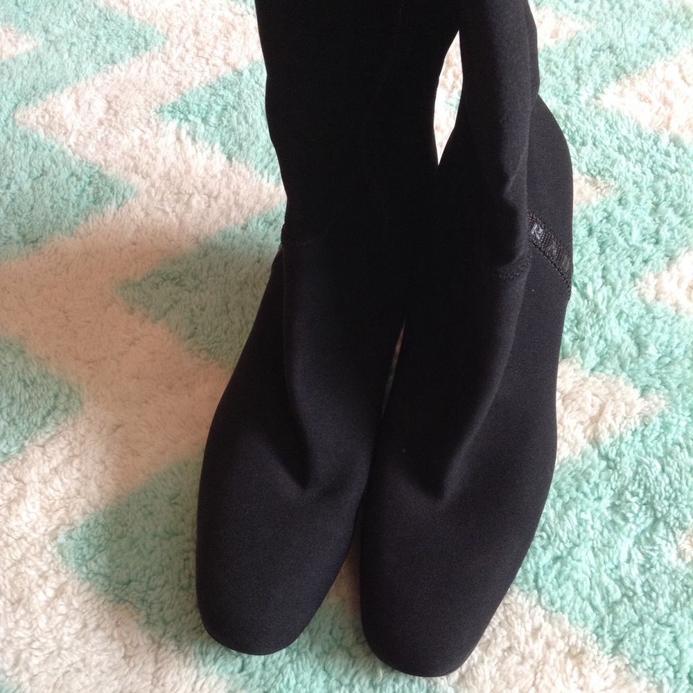 exc PRADA black neoprene boots 37.5 7 7.5 (E5) - Picture 4 of 8